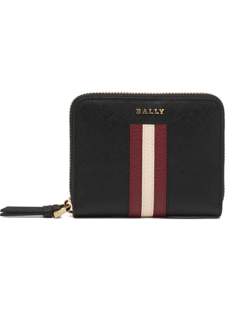 Bally Portemonnaie mit geprägten Schleifen - Schwarz Schwarz