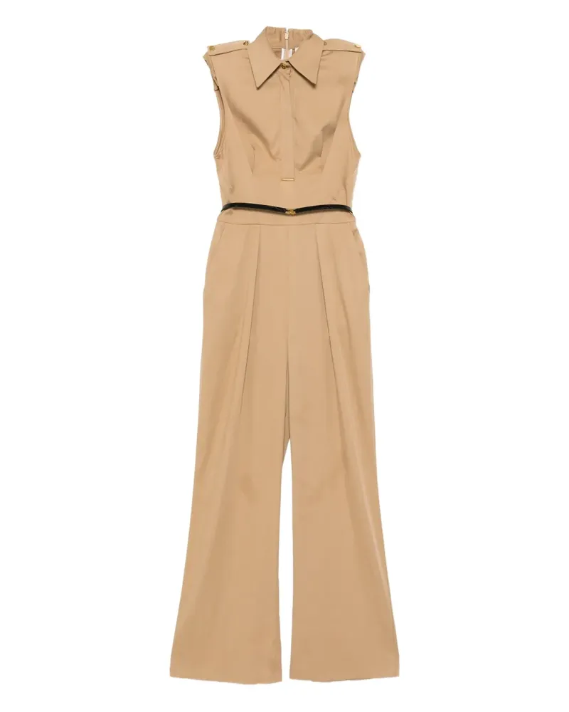 Elisabetta Franchi Jumpsuit aus Satin - Braun Braun