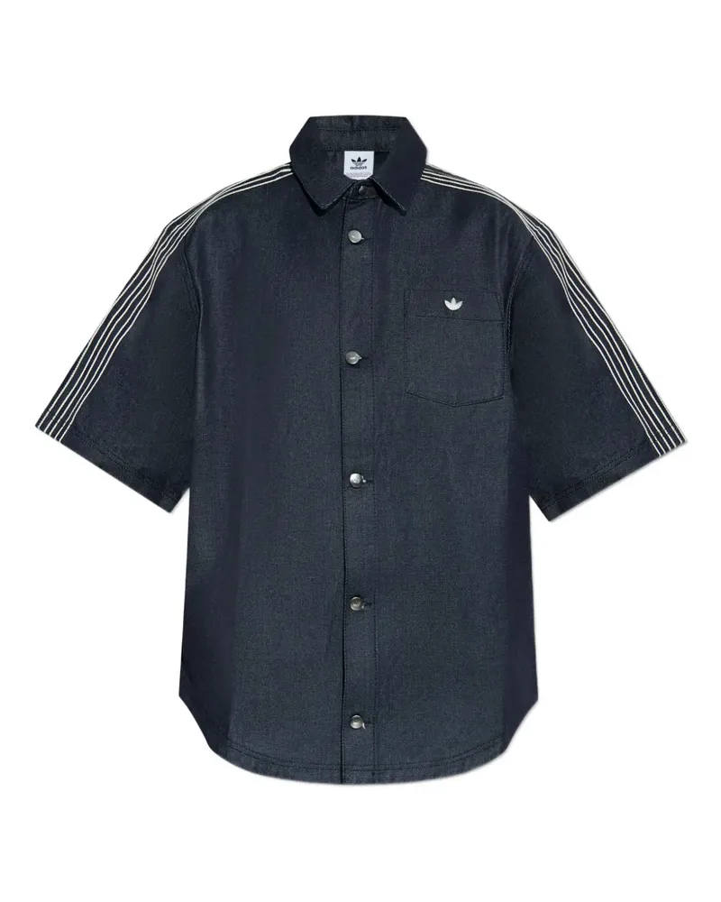 adidas Klassisches Jeanshemd - Blau Blau