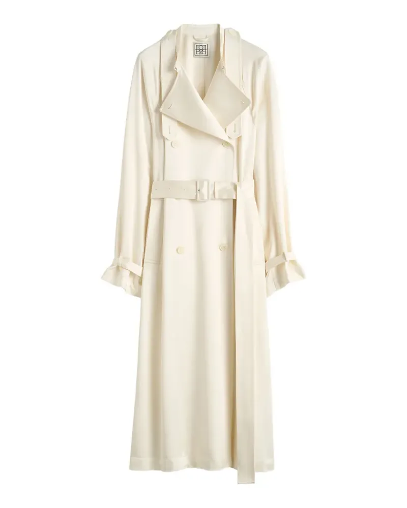 Totême Trenchcoat mit Gürtel - Nude Nude