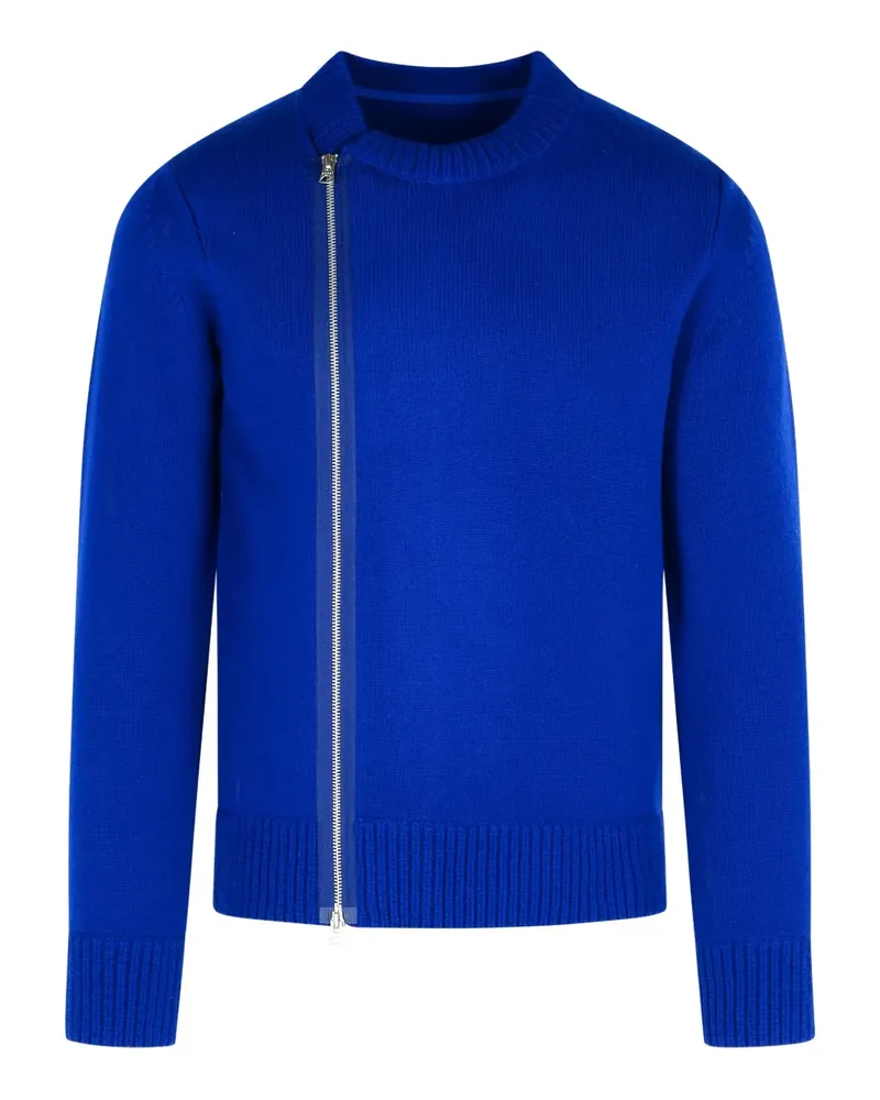 Sacai Pullover mit Reißverschlussdetail - Blau Blau