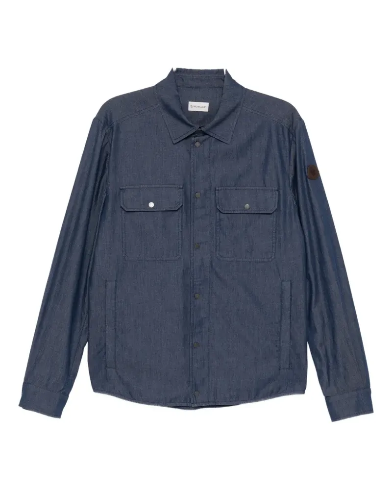 Moncler Denim Shirt Jacket - Blau Blau