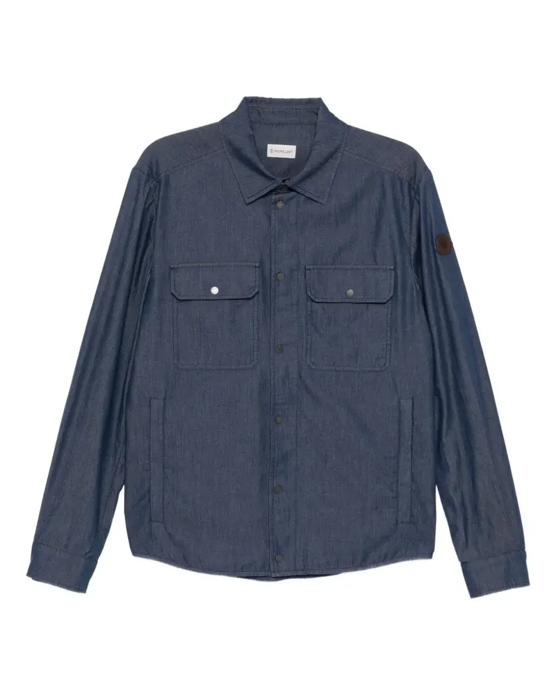 Moncler Denim Shirt Jacket - Blau Blau
