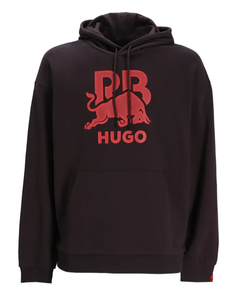 HUGO BOSS x Racing Bulls Hoodie mit Logo - Braun Braun