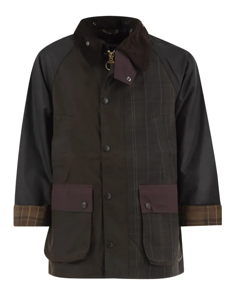 Barbour patchwork waxed cotton jacket - Braun Braun