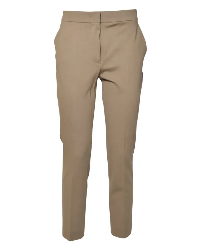 Max Mara Hose mit verdecktem Verschluss - Braun Braun