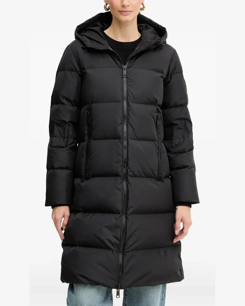 Armani Exchange hooded padded jacket - Schwarz Schwarz