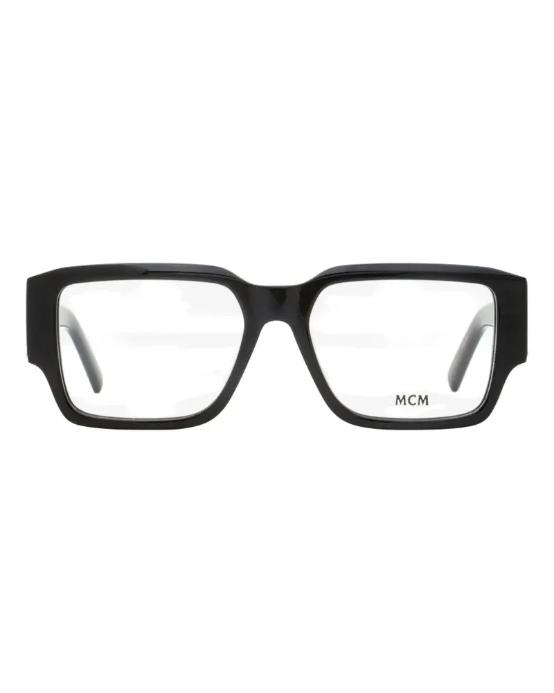 MCM Laurel Relief rectangular-frame glasses - Schwarz Schwarz