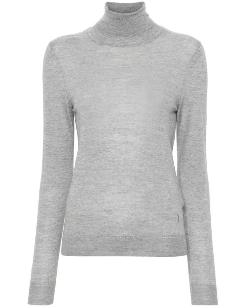 Saint Laurent Klassischer Pullover - Grau Grau