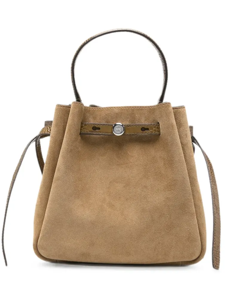 Tory Burch Romy suede bucket bag - Nude Nude
