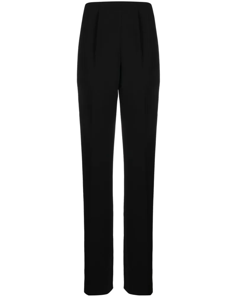 Roland Mouret Taillenhose mit Bundfalten Schwarz