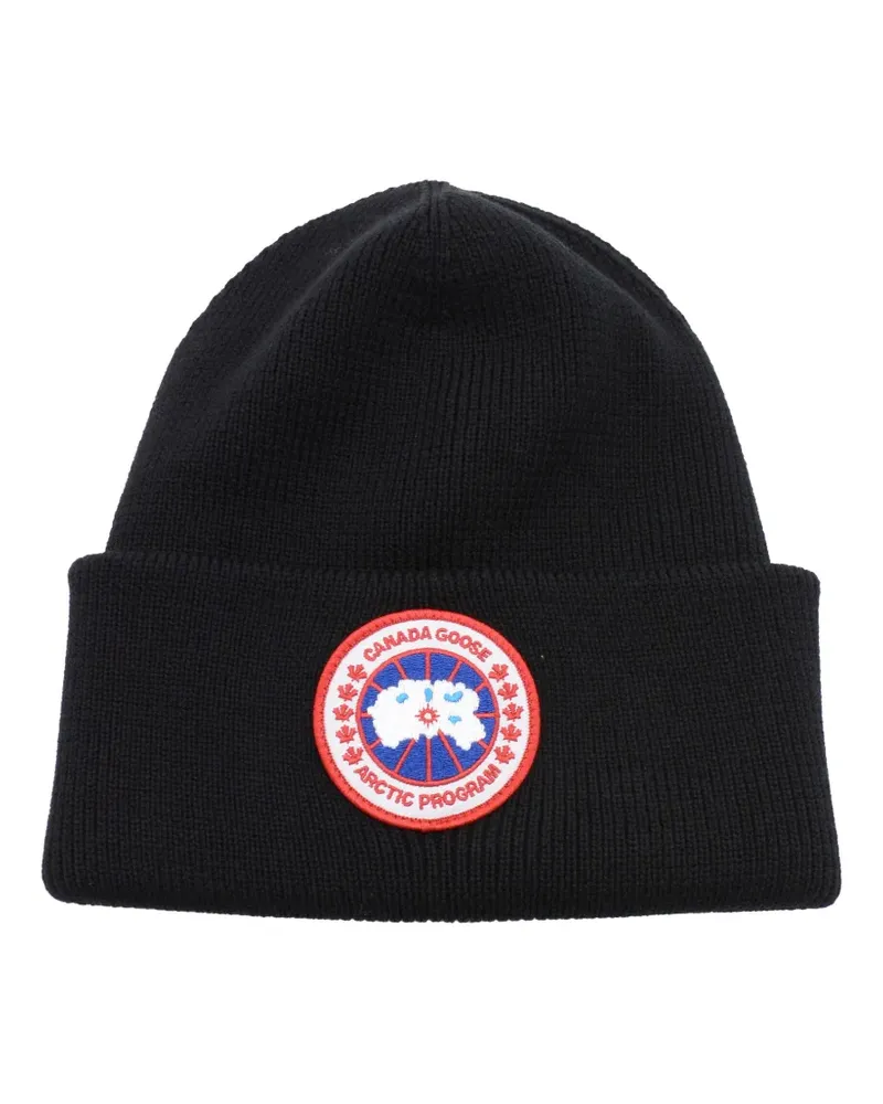Canada Goose Beanie aus Merinowolle - Schwarz Schwarz