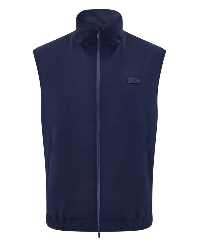 Ferragamo Sporty Weste mit Kordelzug - Blau Blau