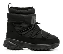 Schneestiefel mit Kordelzug - Schwarz