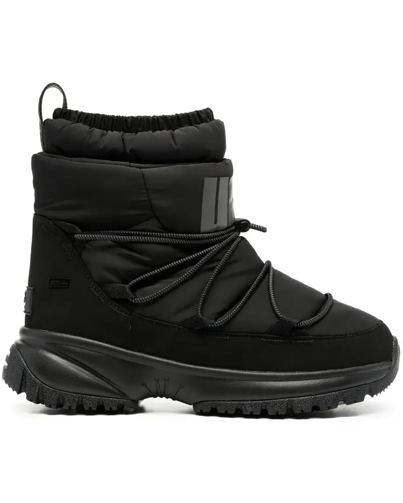 UGG Schneestiefel mit Kordelzug - Schwarz Schwarz