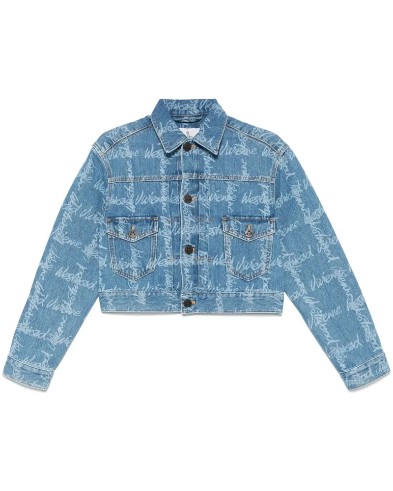 Vivienne Westwood Marlene Jeansjacke - Blau Blau