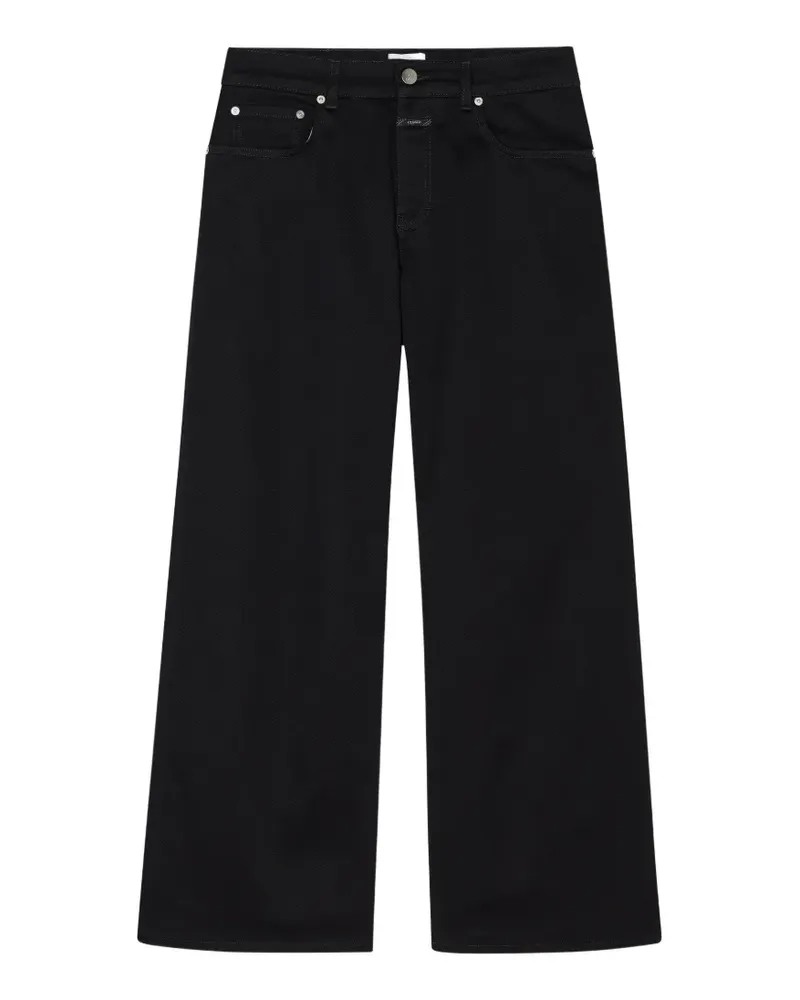 Closed Jayla Wide-Leg-Jeans - Schwarz Schwarz