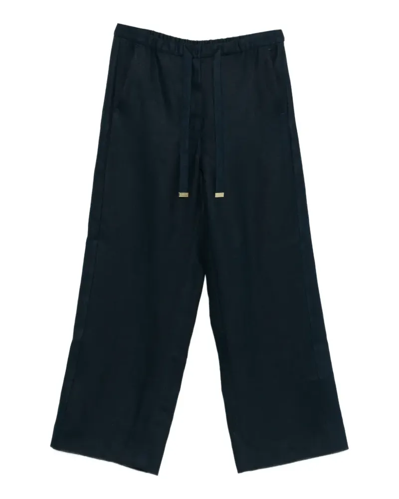 Max Mara Smamedea Hose mit Kordelzug - Blau Blau