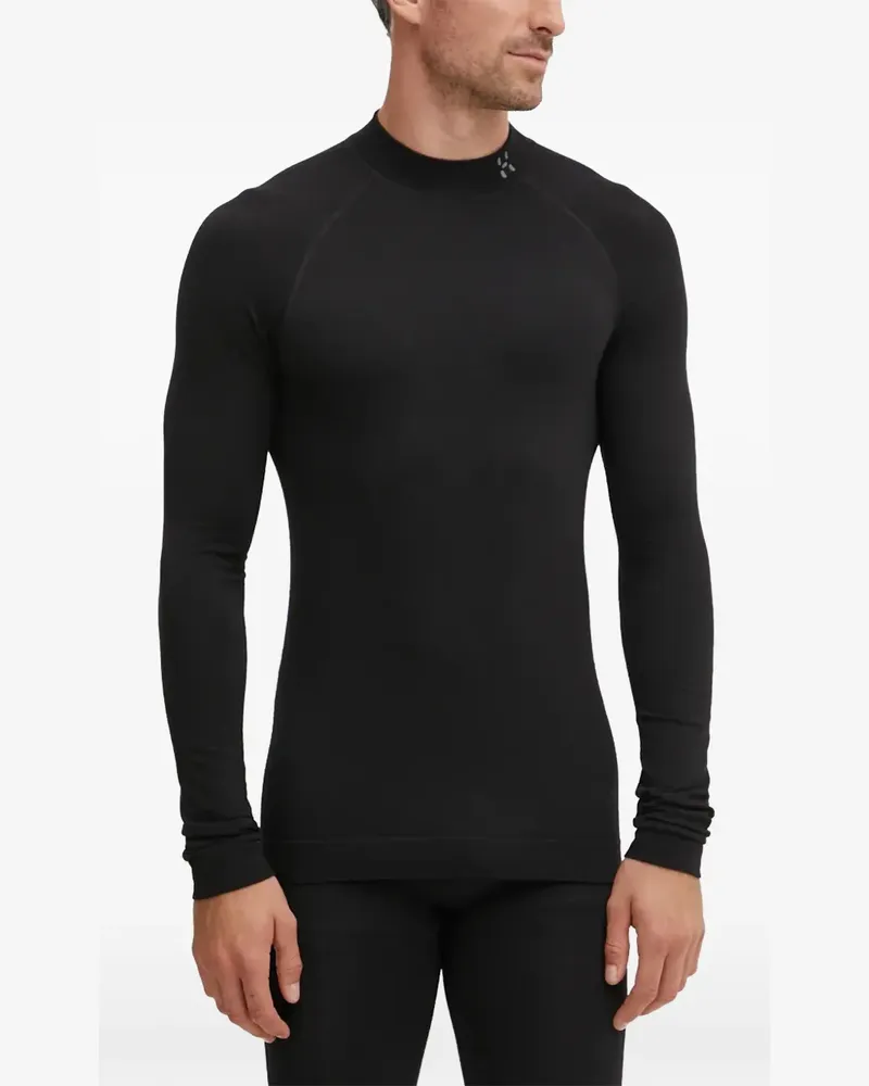 Haglöfs Klassisches Langarmshirt - Schwarz Schwarz