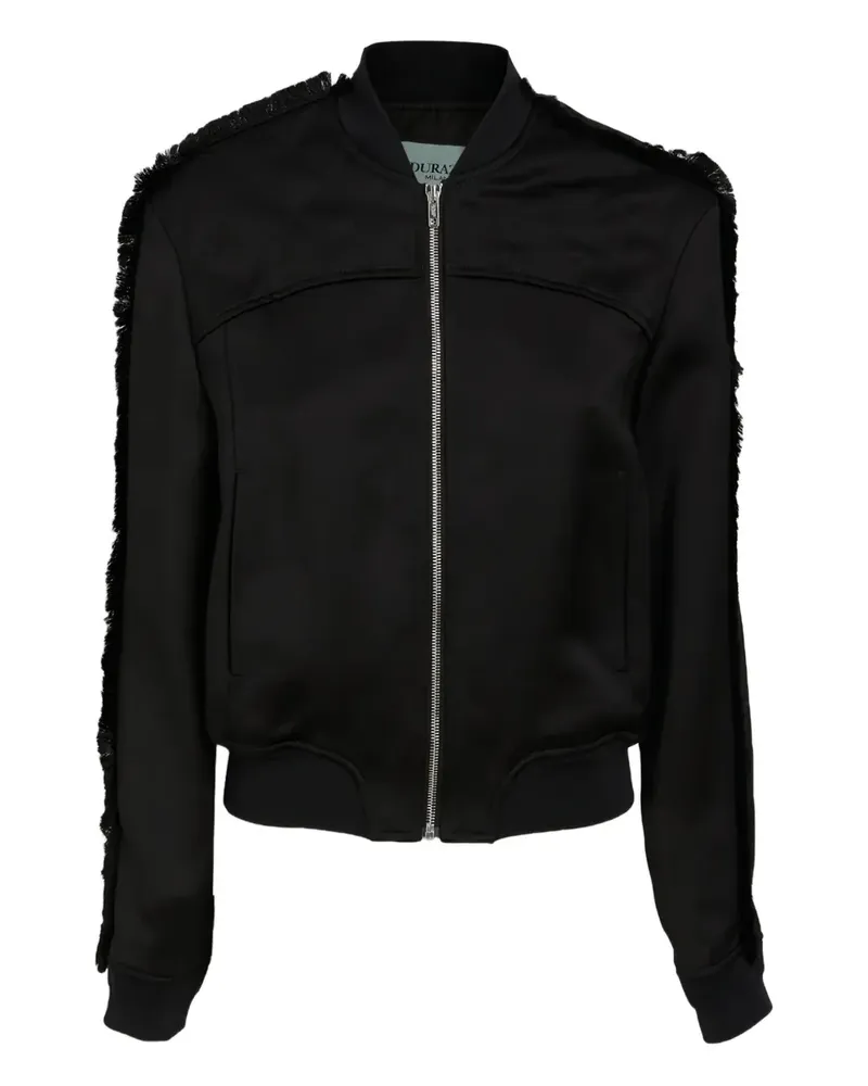 Durazzi Milano Jacke mit Fransen - Schwarz Schwarz