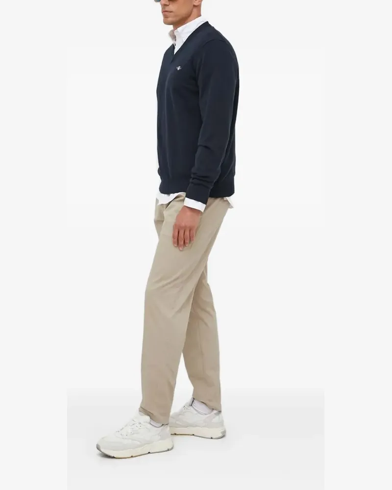 Gant Pullover mit V-Ausschnitt - Blau Blau