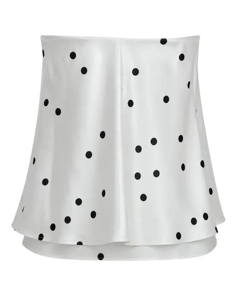 Anna October Electra polka-dot top - Weiß Weiß