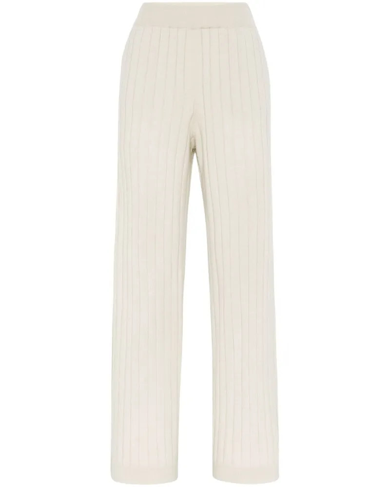 Brunello Cucinelli Hose aus Kaschmir - Nude Nude