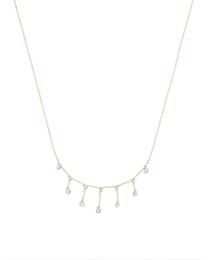 PERSEE 18kt Gelbgoldhalskette mit Diamanten Gold