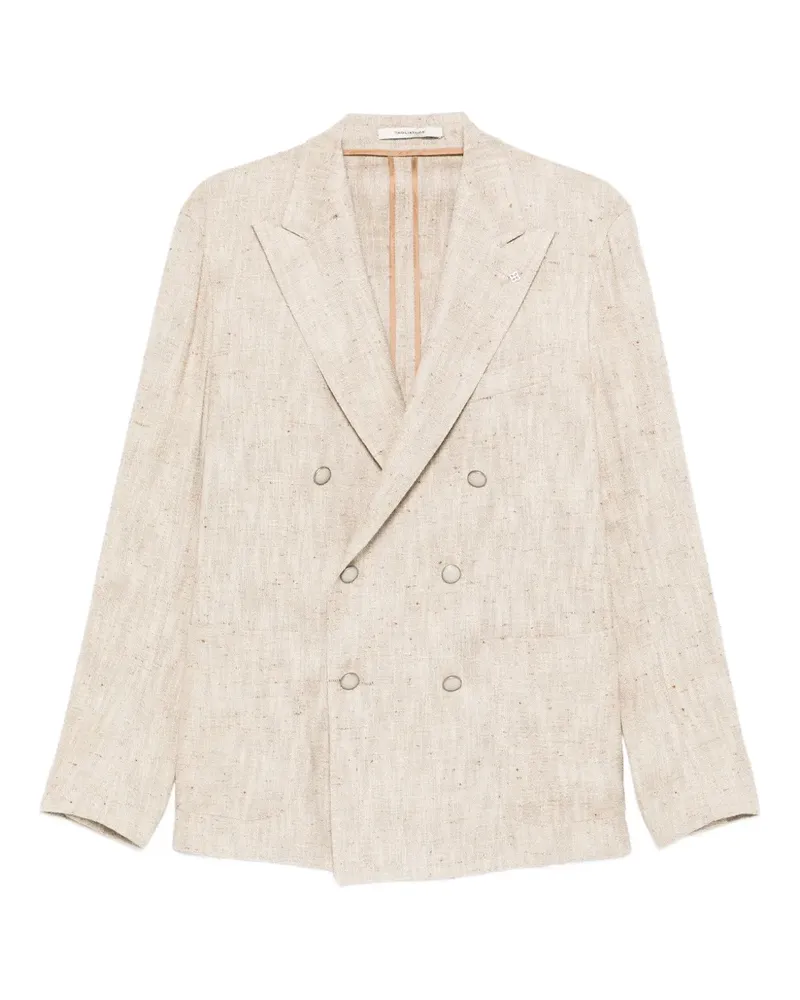 Tagliatore Doppelreihiges Sakko mit steigendem Revers - Nude Nude