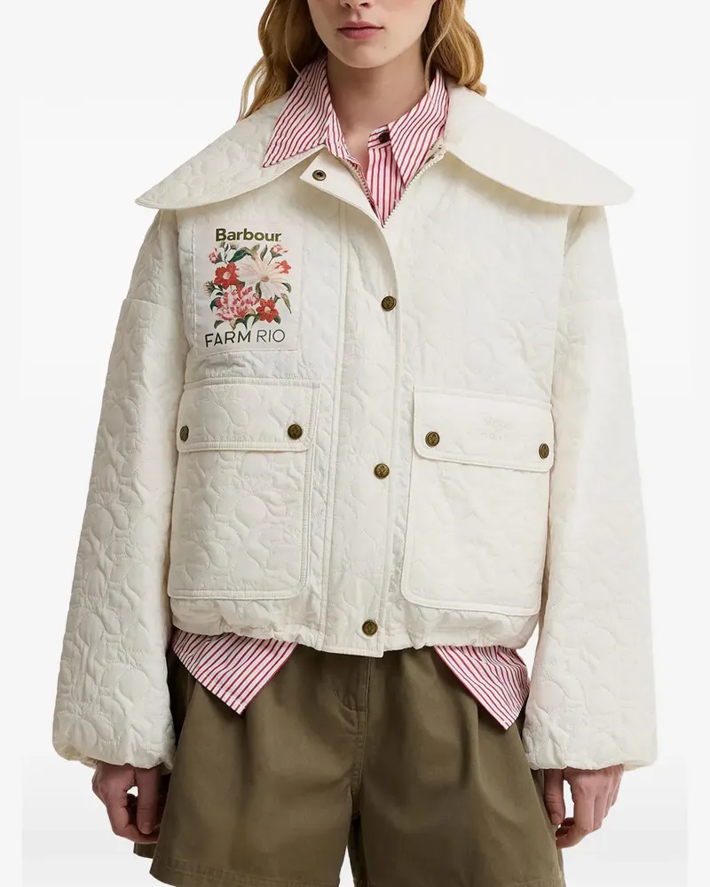 Barbour FARM Rio Lotus quilted jacket - Nude Nude