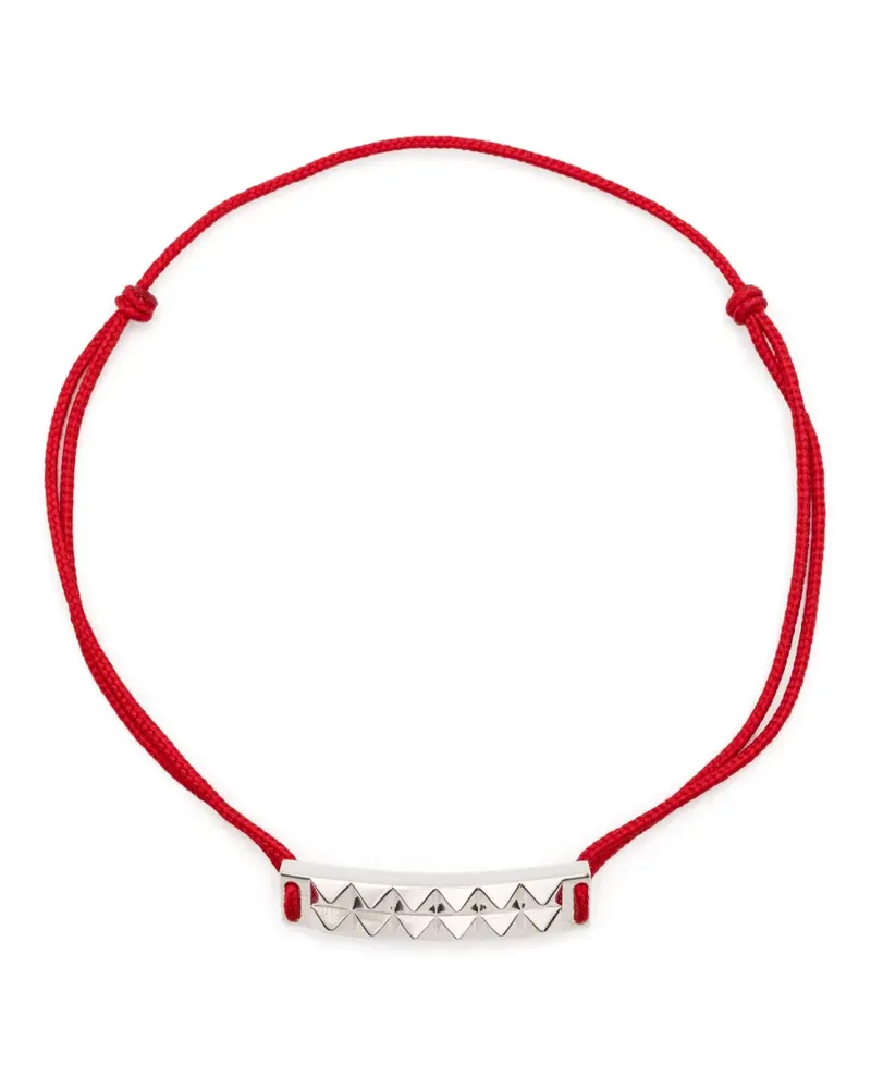 Le Gramme buff-top pyramid-guilloché bracelet - Silber Silber