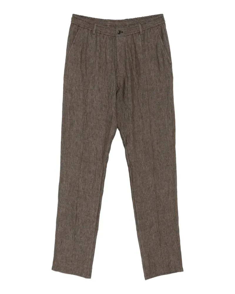 Emporio Armani Geknöpfte Hose - Braun Braun