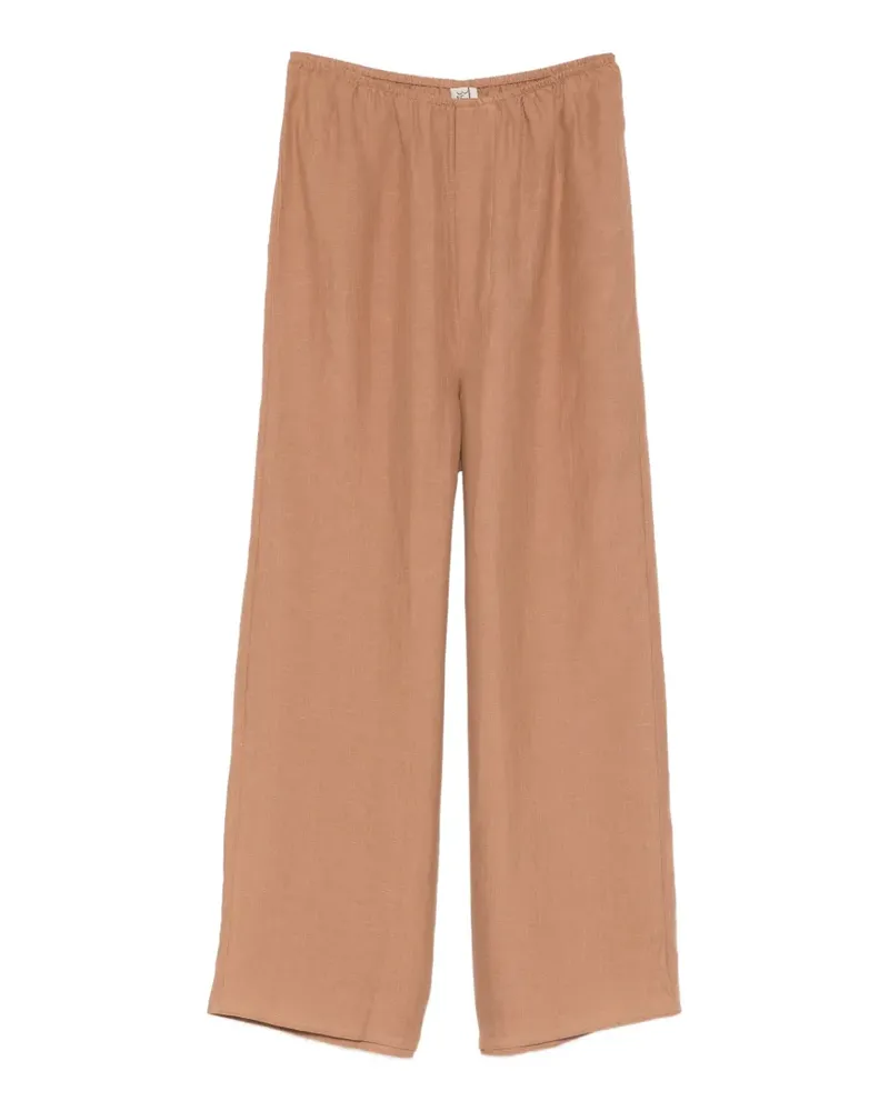 Baserange Hose mit elastischem Bund - Braun Braun
