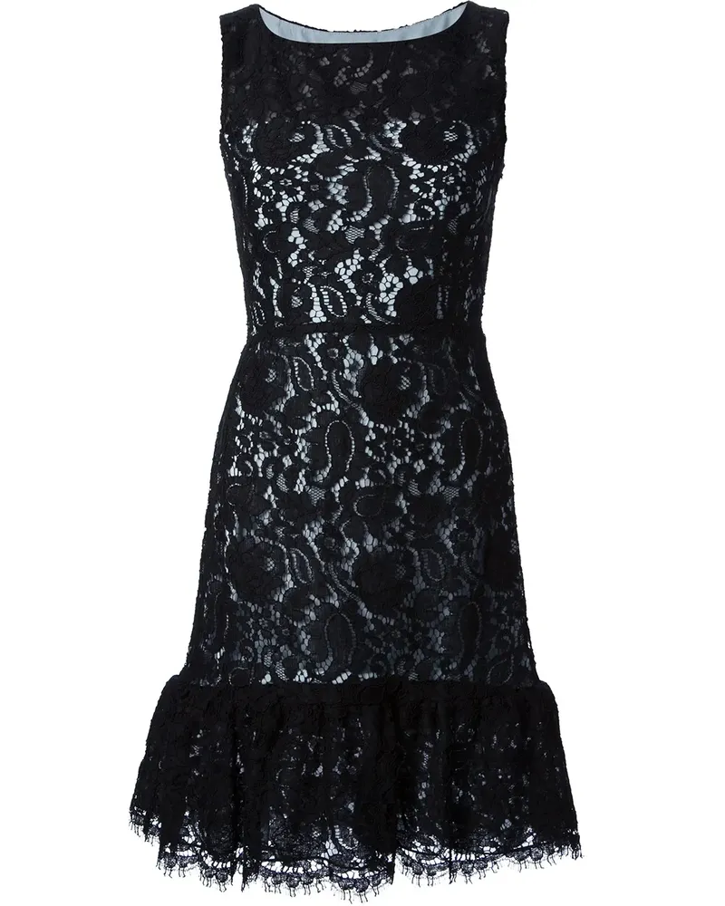 Balenciaga sleeveless lace dress - Schwarz Schwarz