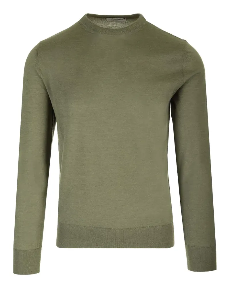 Al Duca D’Aosta 1902 fine-knit crew-neck sweater - Grün Grün