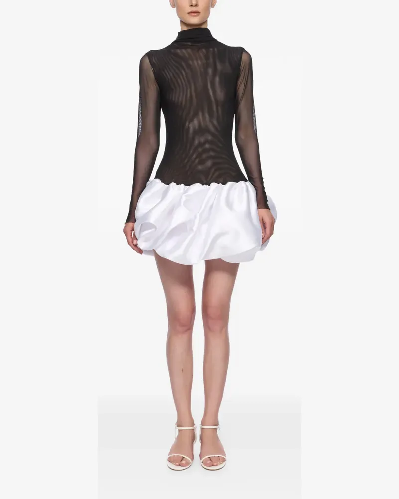 ATU Body Couture Kleid mit Ballonsaum - Schwarz Schwarz