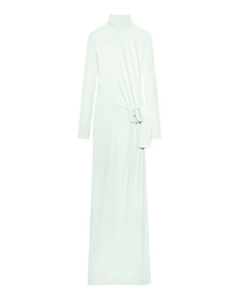 Courrèges Langes Kleid mit Schnalle - Grün Grün