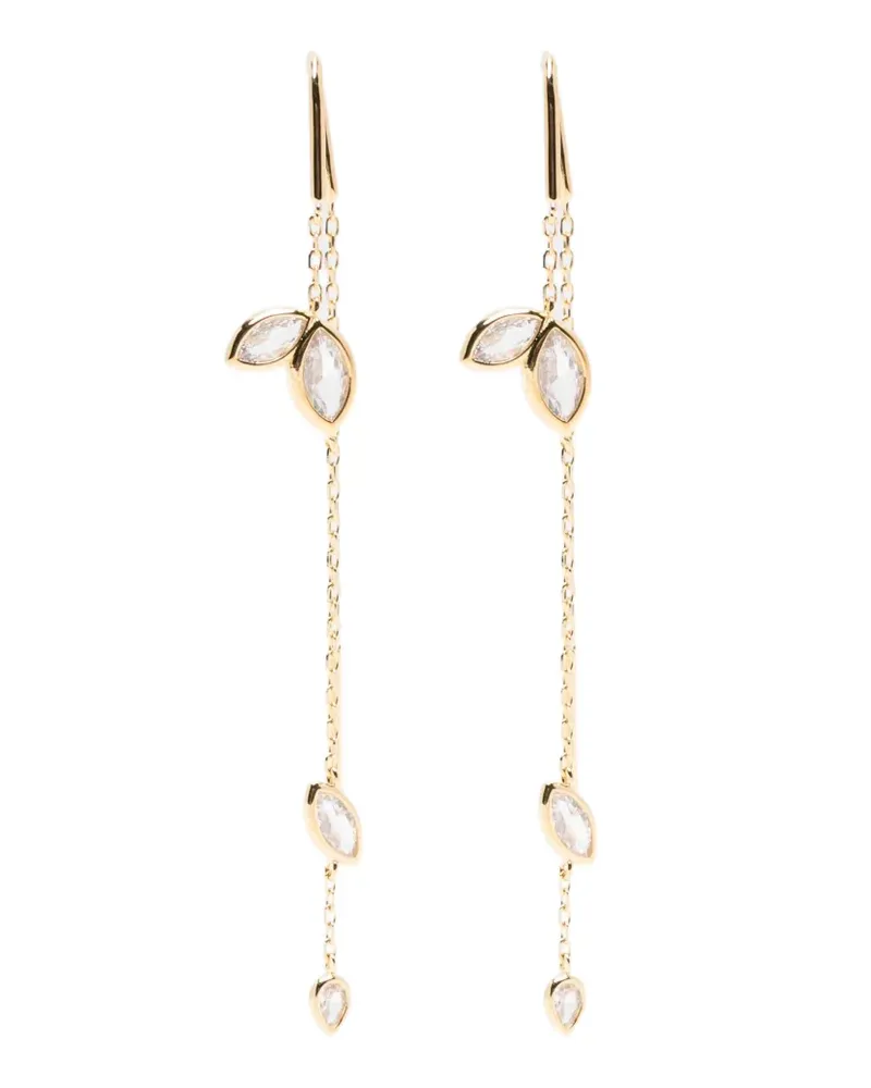 Maria Black Swift 04 Ohrringe mit Blattdetail - Gold Gold