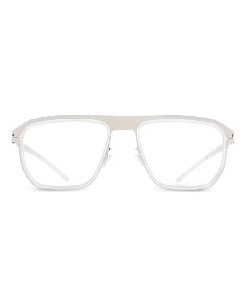 Mykita Eckige Walker Sonnenbrille - Silber Silber