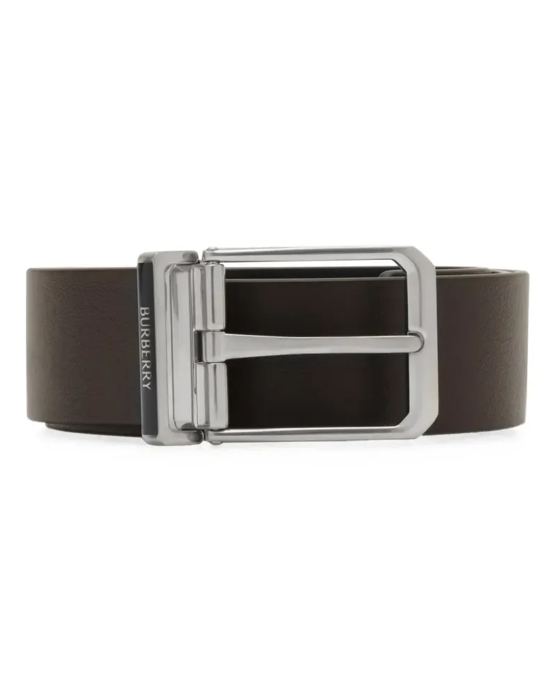 Burberry Wendbarer Gürtel mit Logo - Schwarz Schwarz