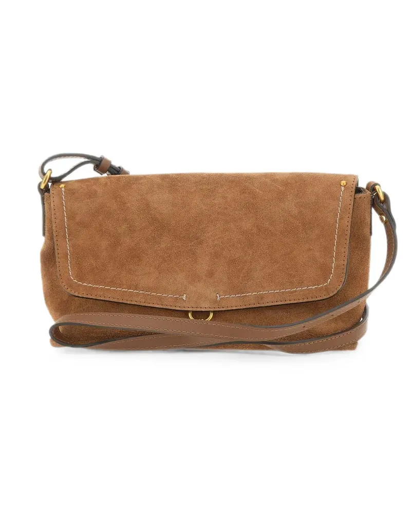 Gianni Chiarini Eugenia suede shoulder bag - Braun Braun