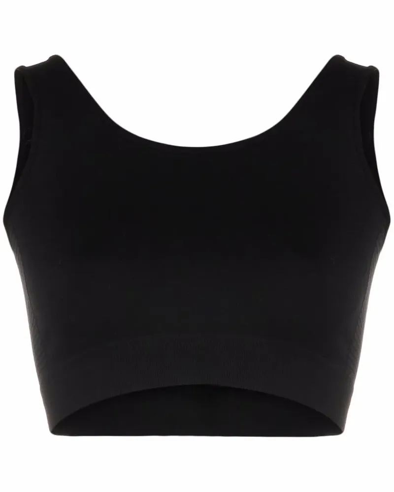 Rick Owens Sport-BH mit U-Ausschnitt - Schwarz Schwarz