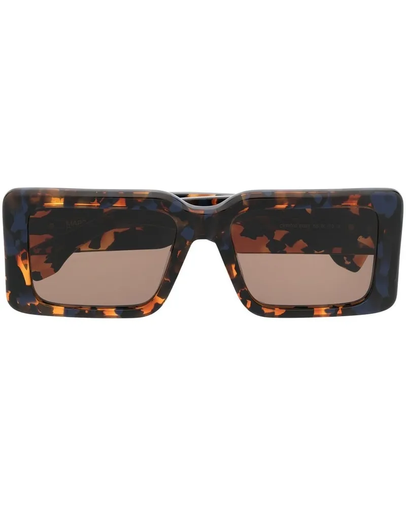 Marcelo Burlon | County of Milan Oversized-Sonnenbrille in Schildpattoptik - Braun Braun