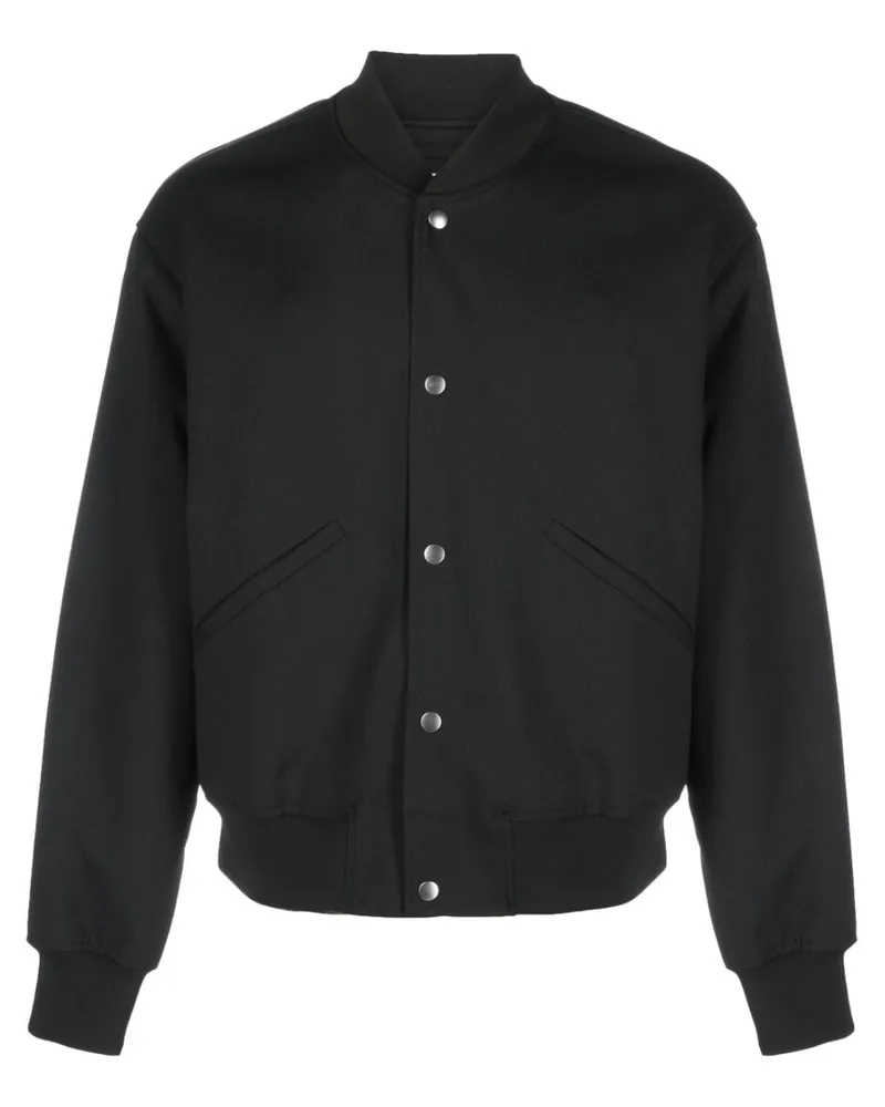 Jil Sander Klassische Bomberjacke - Schwarz Schwarz