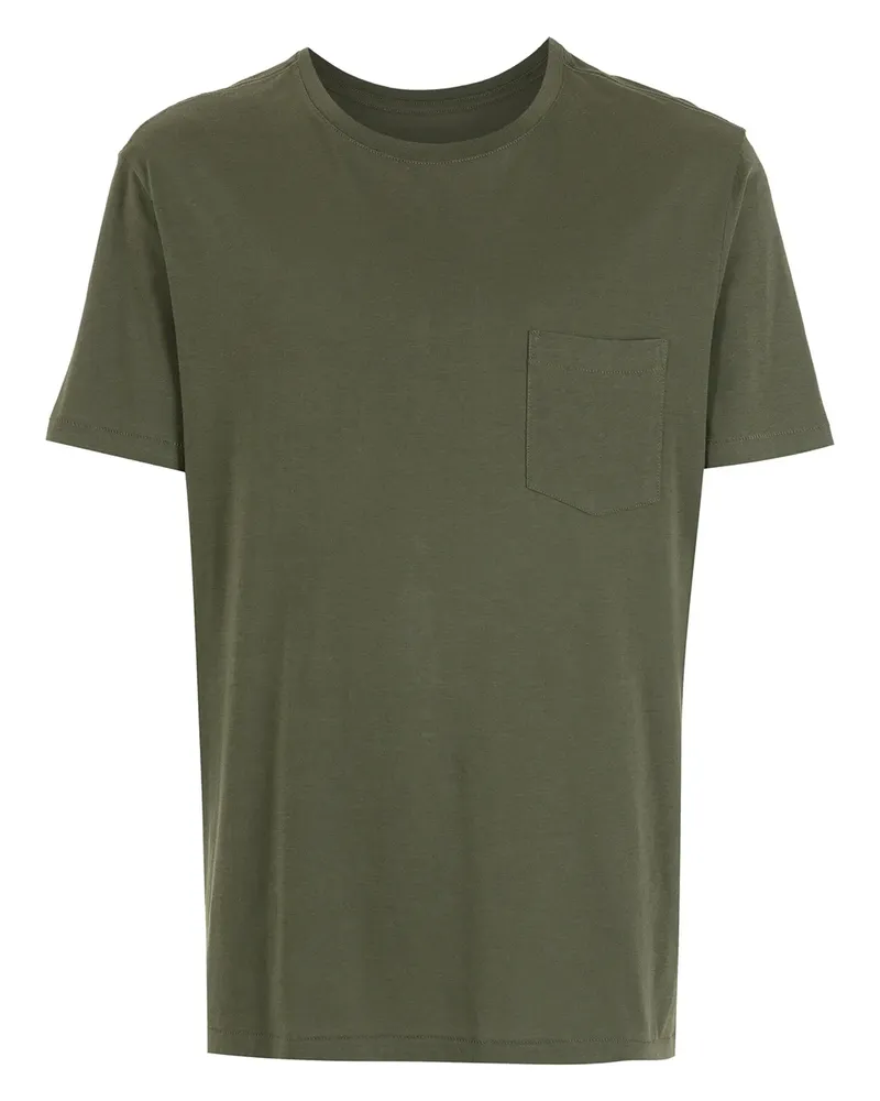 Osklen Supersoft T-Shirt mit Brusttasche - Grün Grün