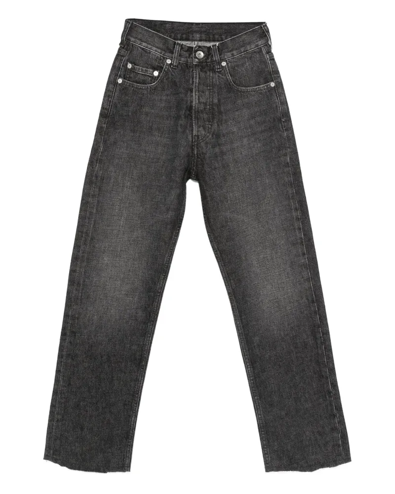 Maison Margiela Gerade Jeans - Schwarz Schwarz