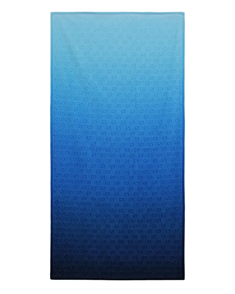 Gucci Badetuch mit GG - Blau Blau