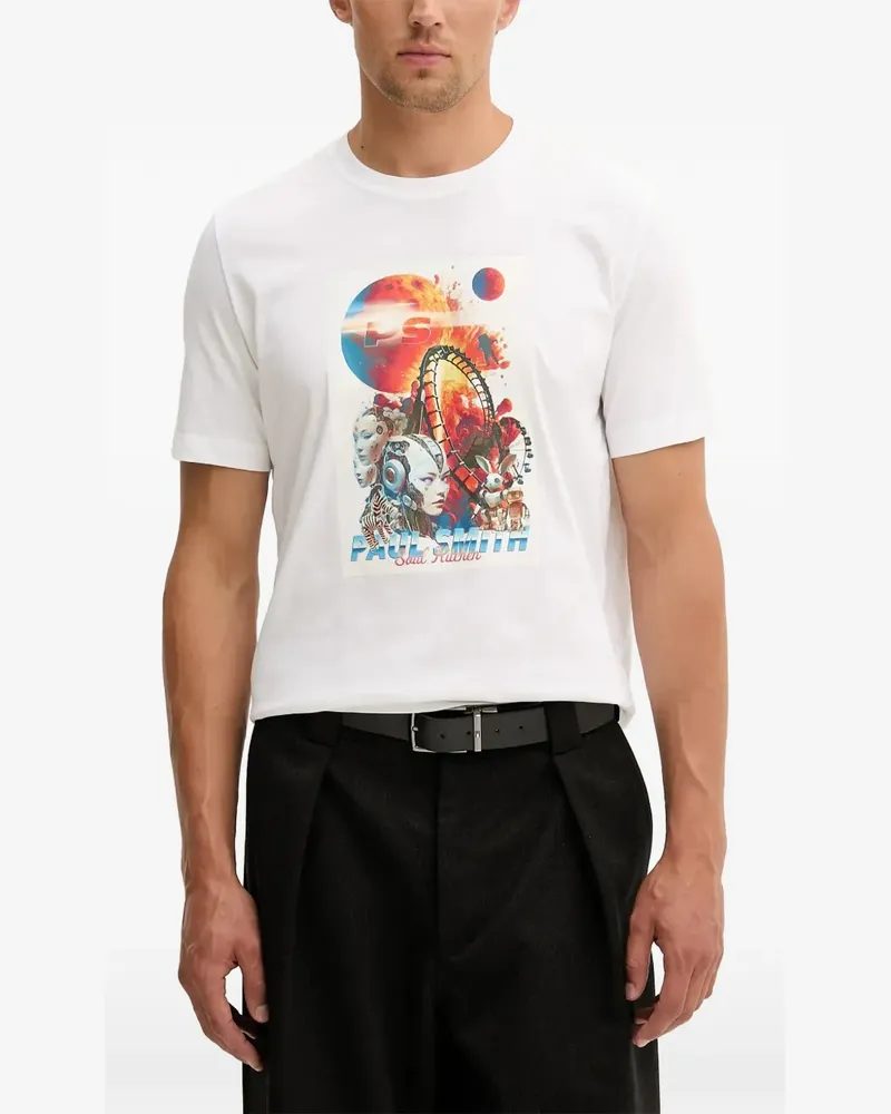 Paul Smith T-Shirt mit grafischem Print - Weiß Weiß