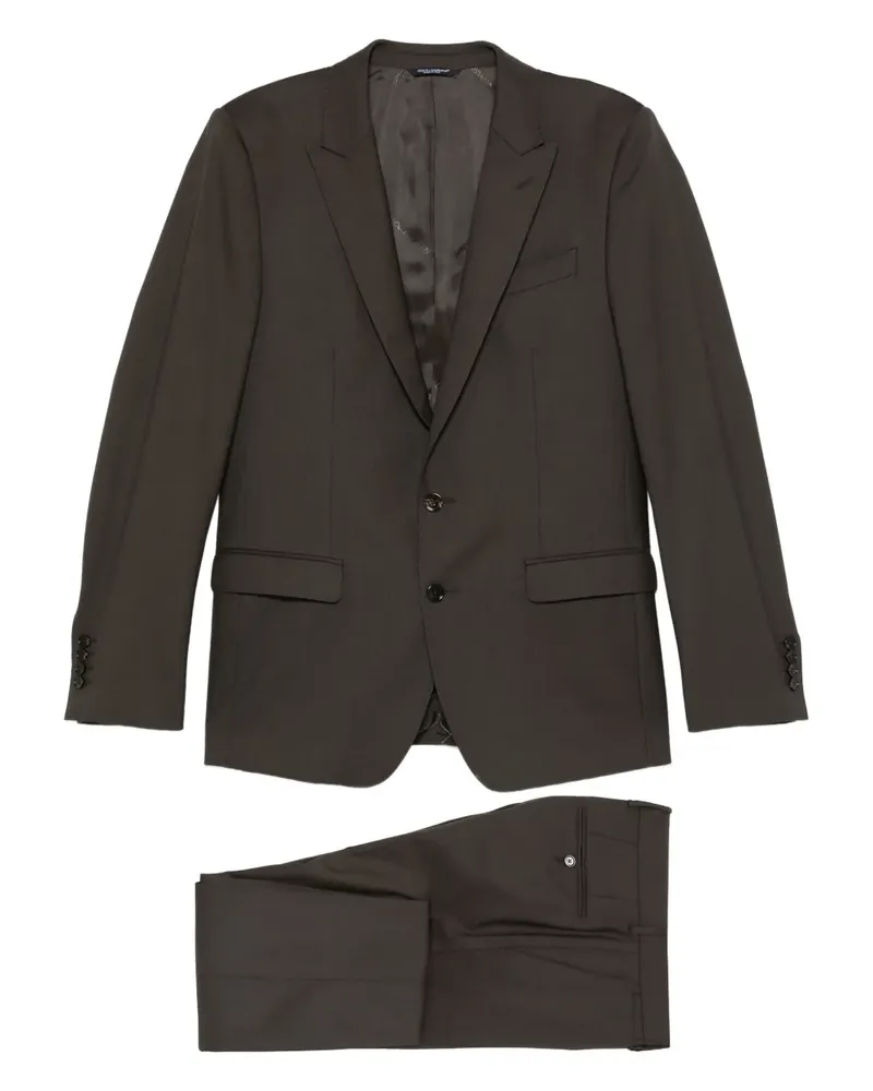 Dolce & Gabbana single-breasted wool suit - Braun Braun
