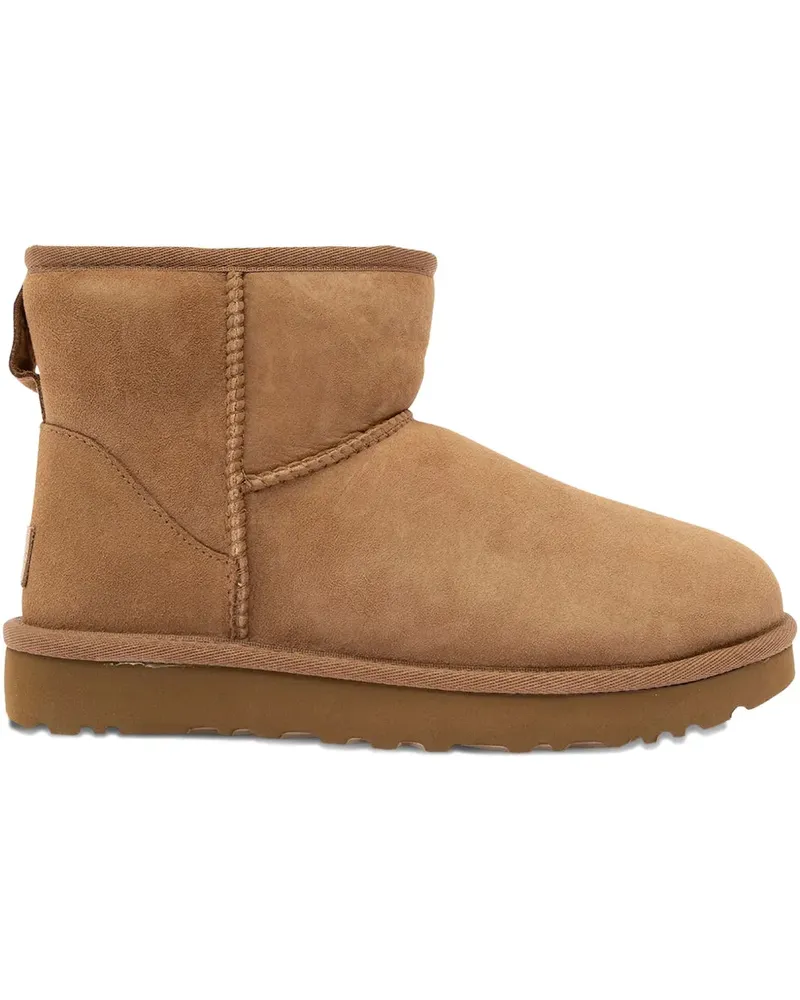 UGG logo-patch ankle boots - Braun Braun